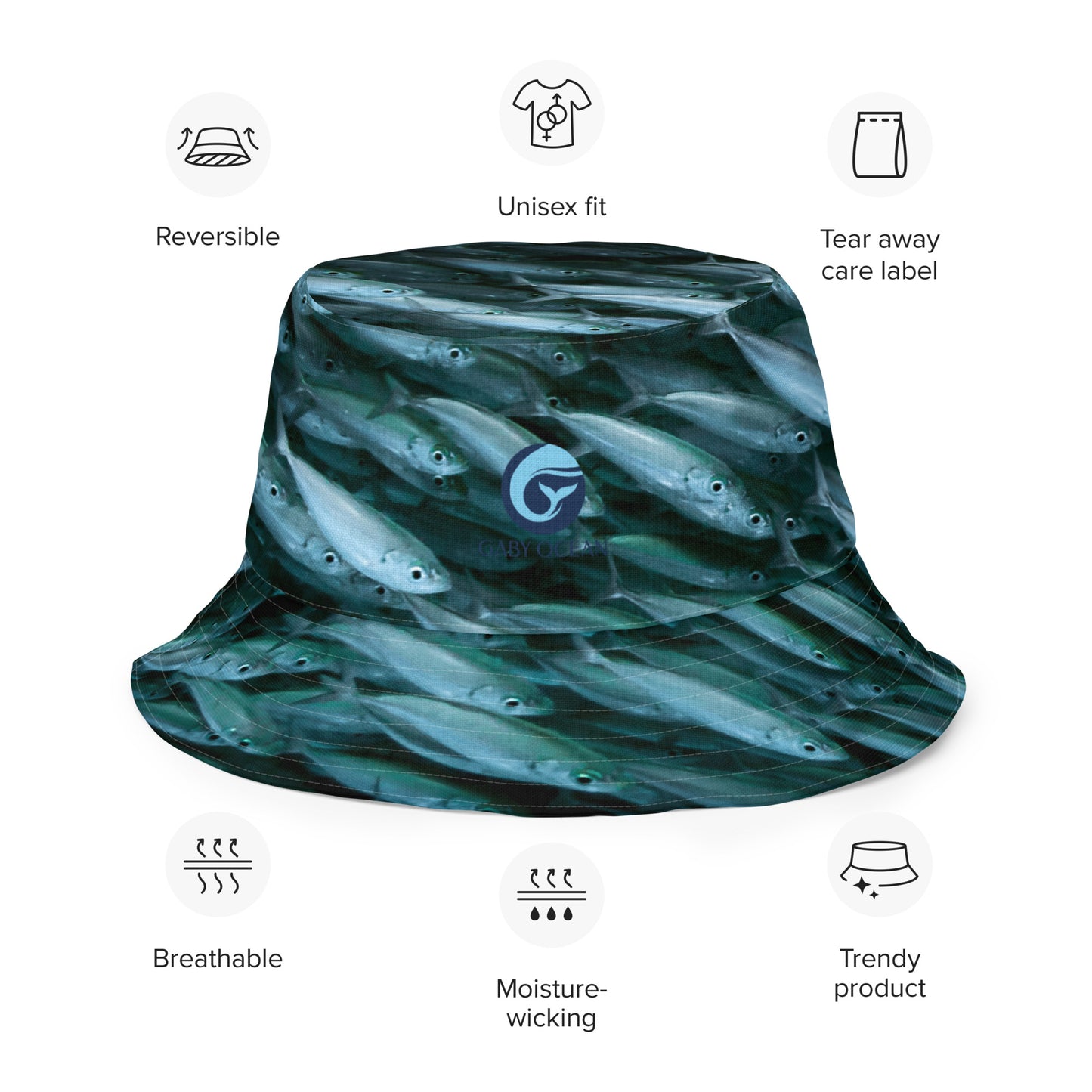 Reversible bucket hat