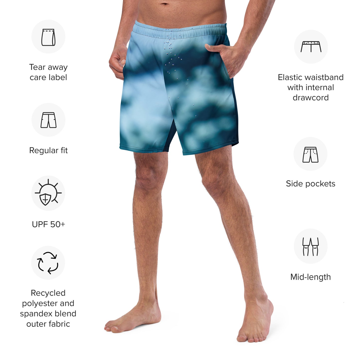 BlueBub Men's swim trunks