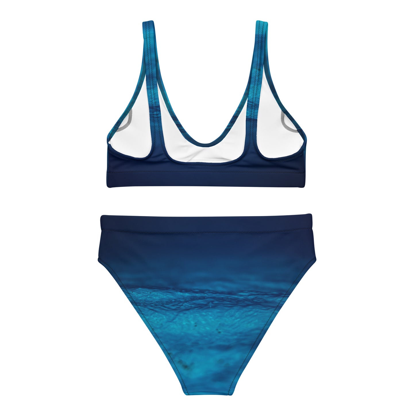 Recycled high-waisted bikini