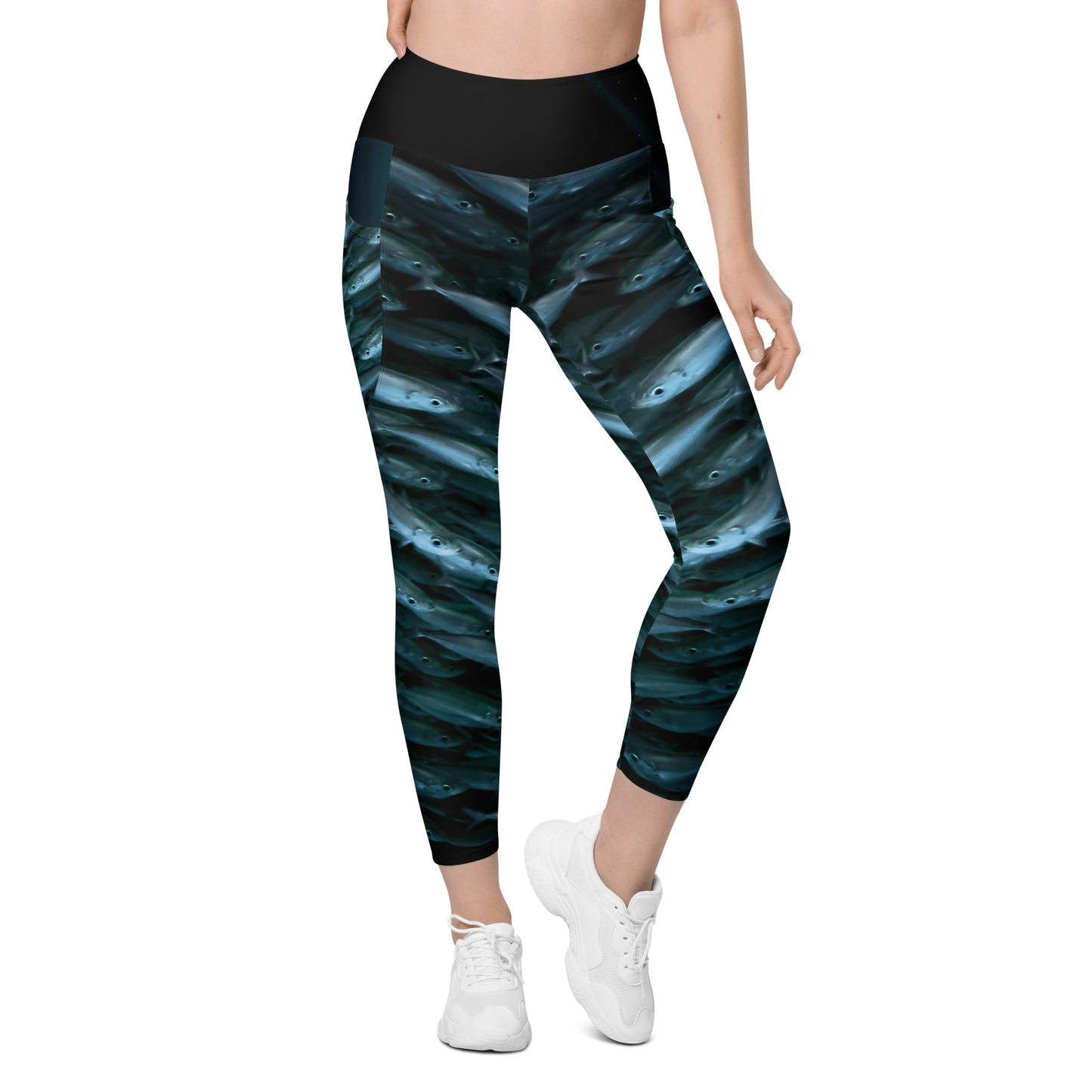 FishBlue Leggings with pockets