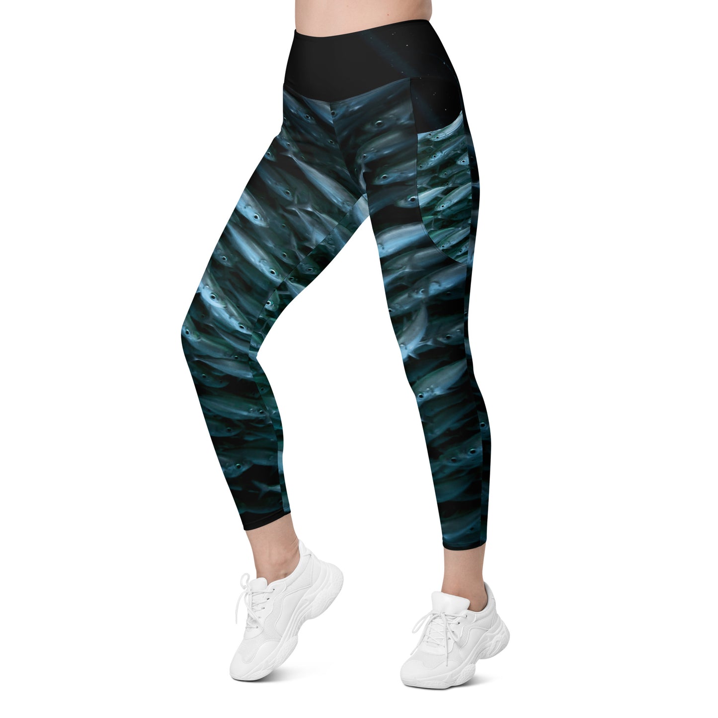 FishBlue Leggings with pockets
