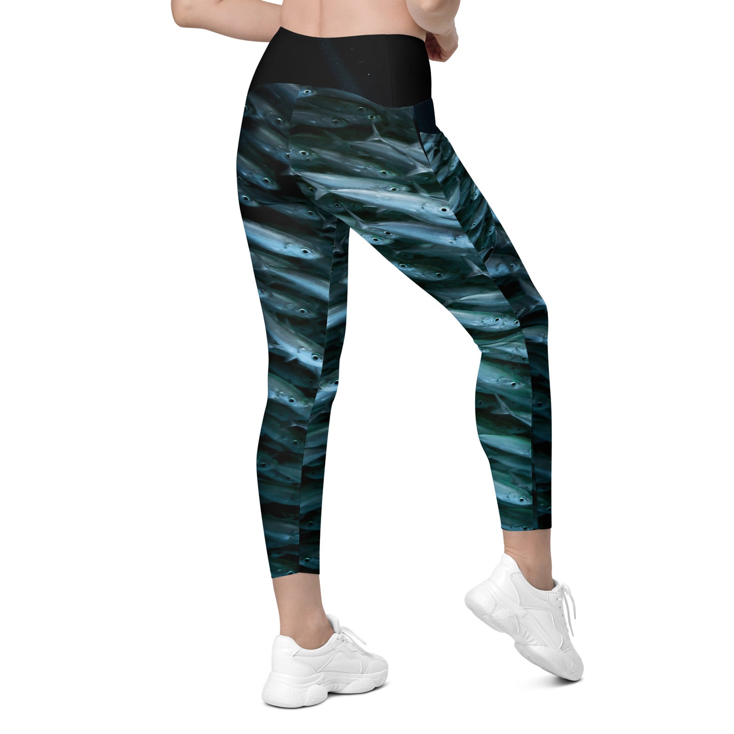 FishBlue Leggings with pockets