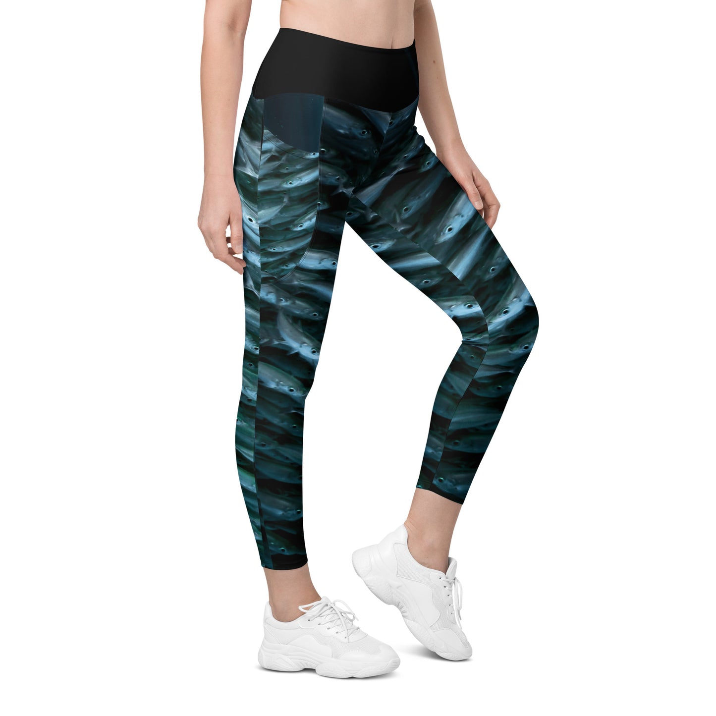 FishBlue Leggings with pockets