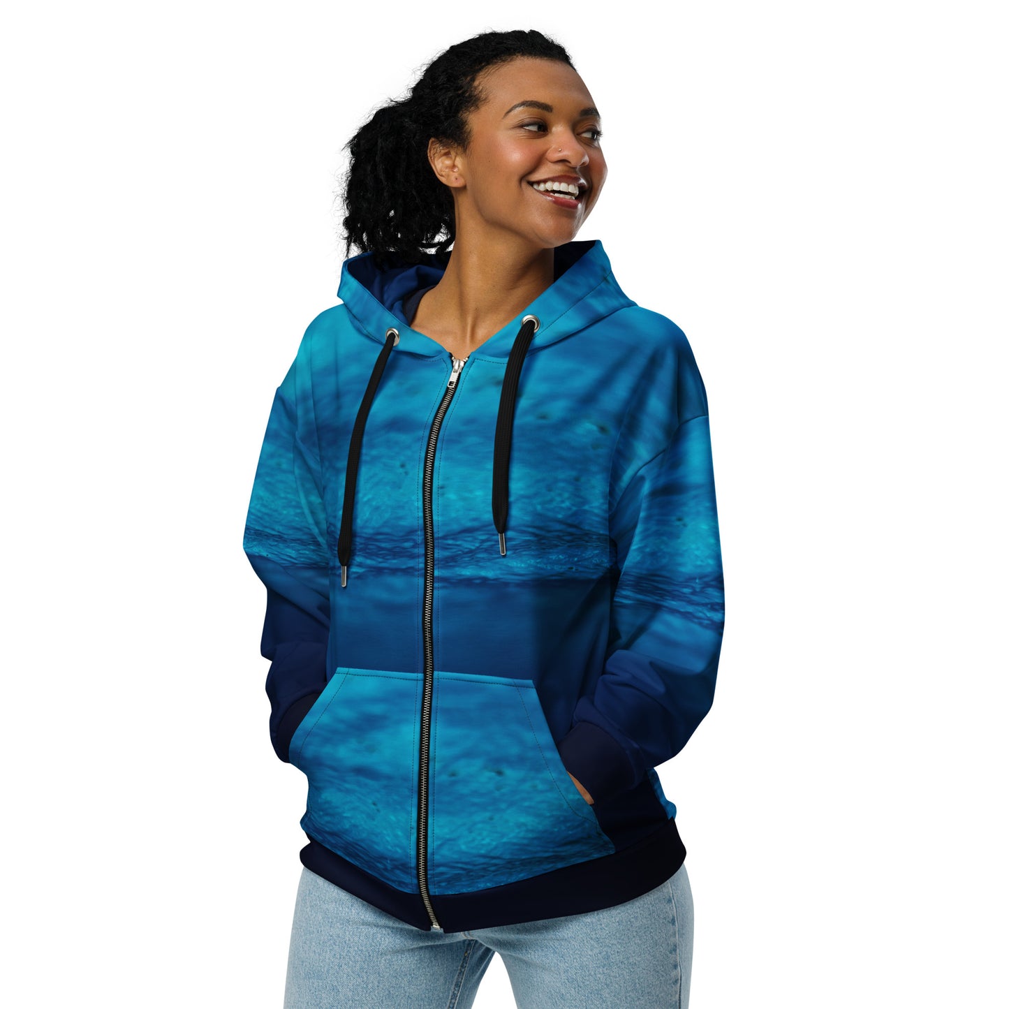 Unisex zip hoodie