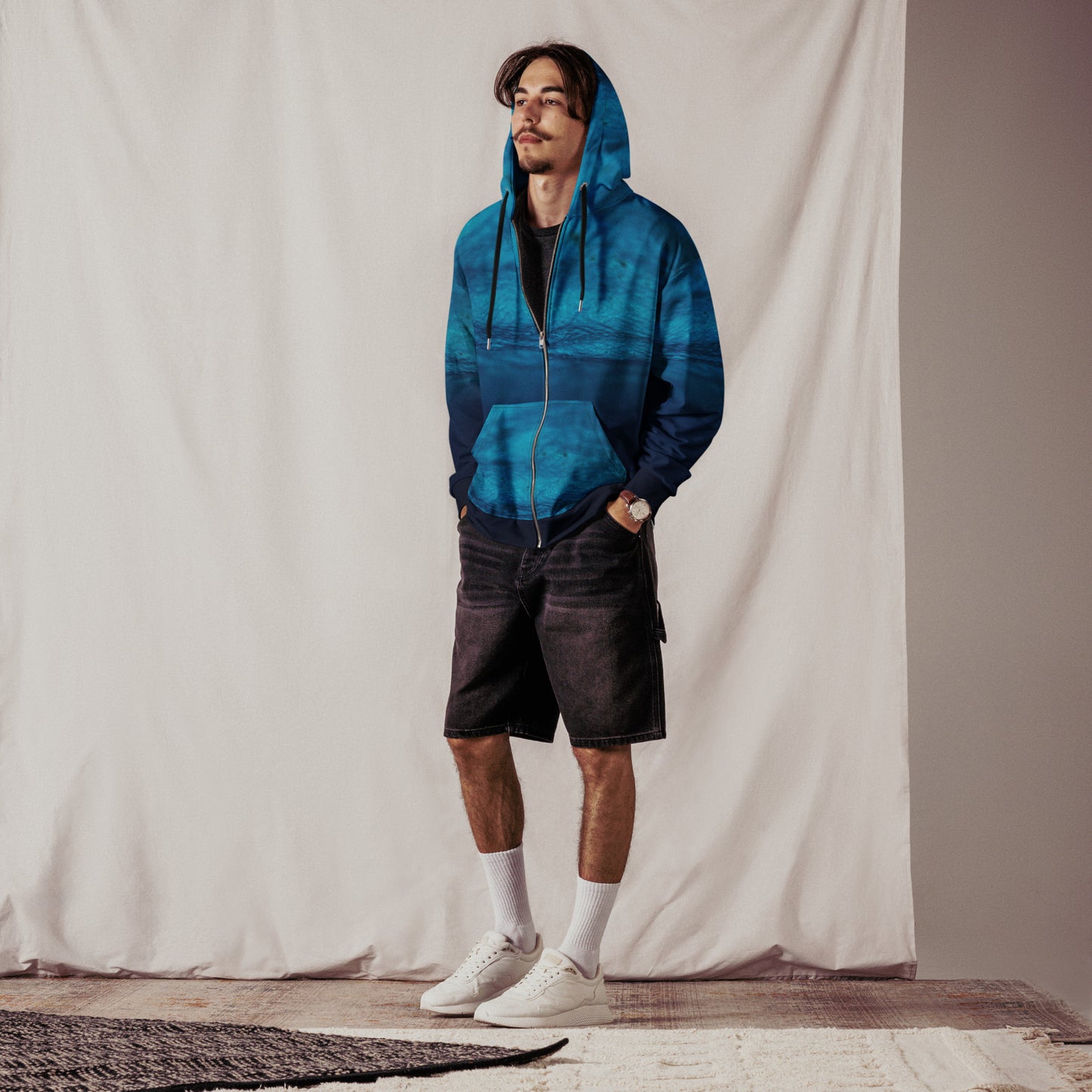 Unisex zip hoodie