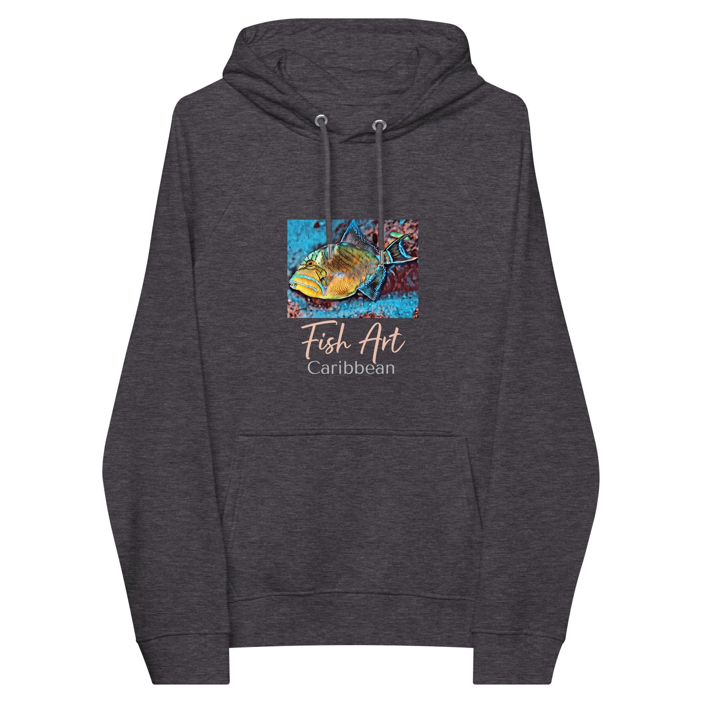 Unisex eco raglan hoodie