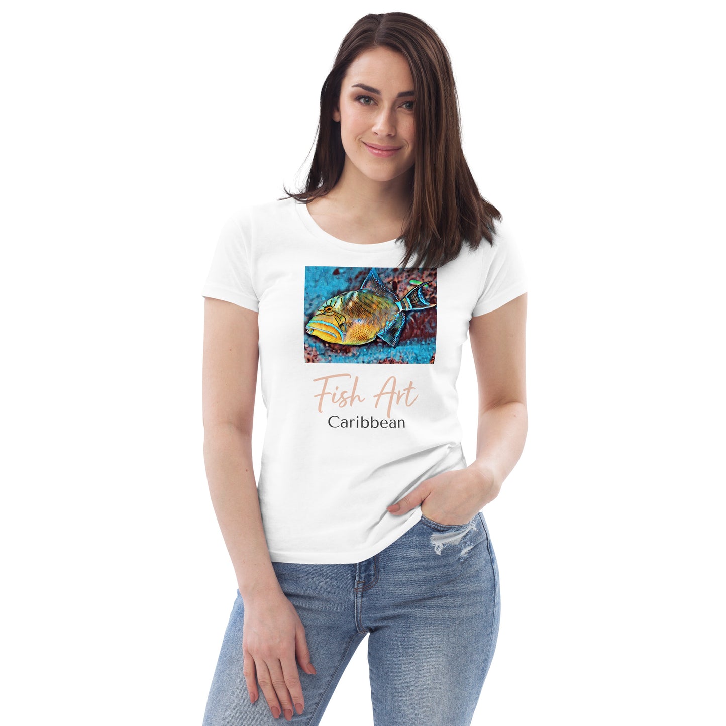 Women's fitted eco tee