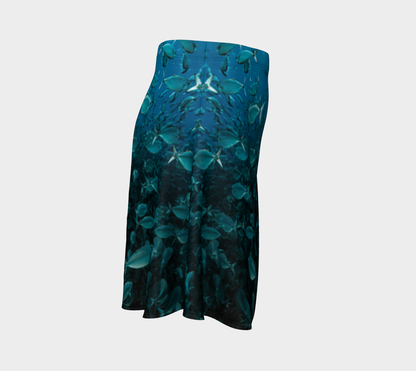 Flake skirt Fishblue