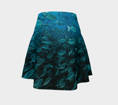 Flake skirt Fishblue