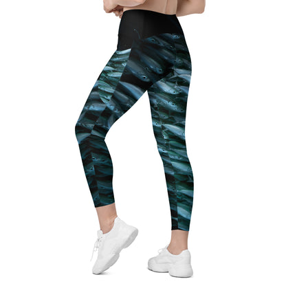 FishBlue Leggings with pockets