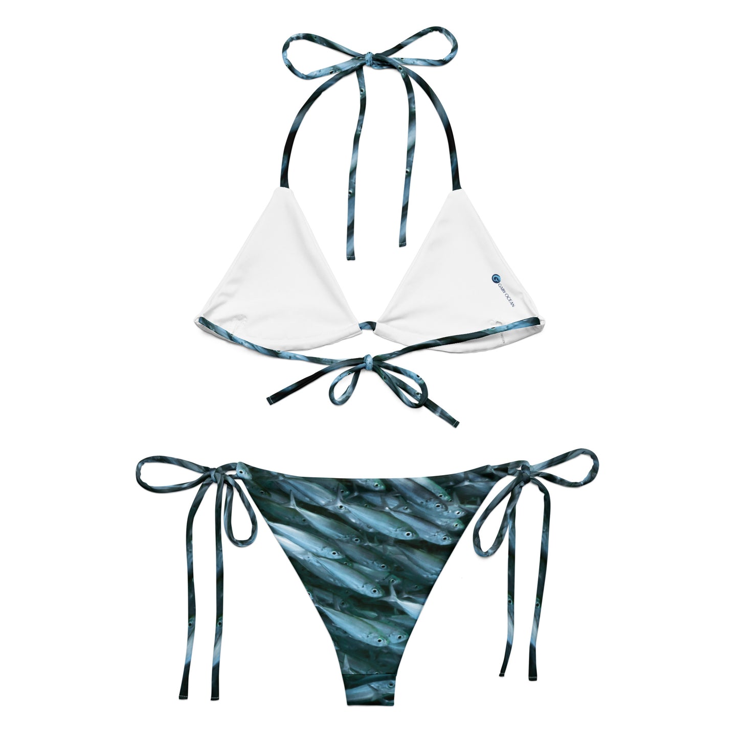 FishBlue  string bikini