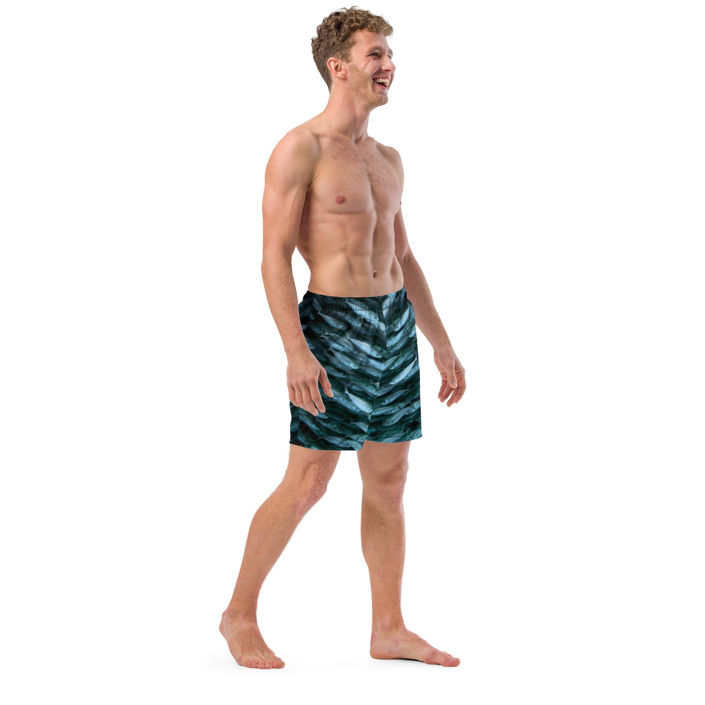 FishBlue Men's swim trunks