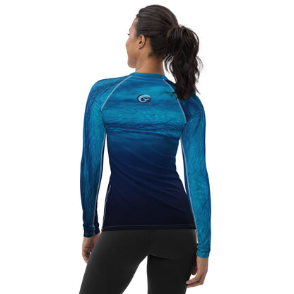 Women's Rash Guard Deepblue