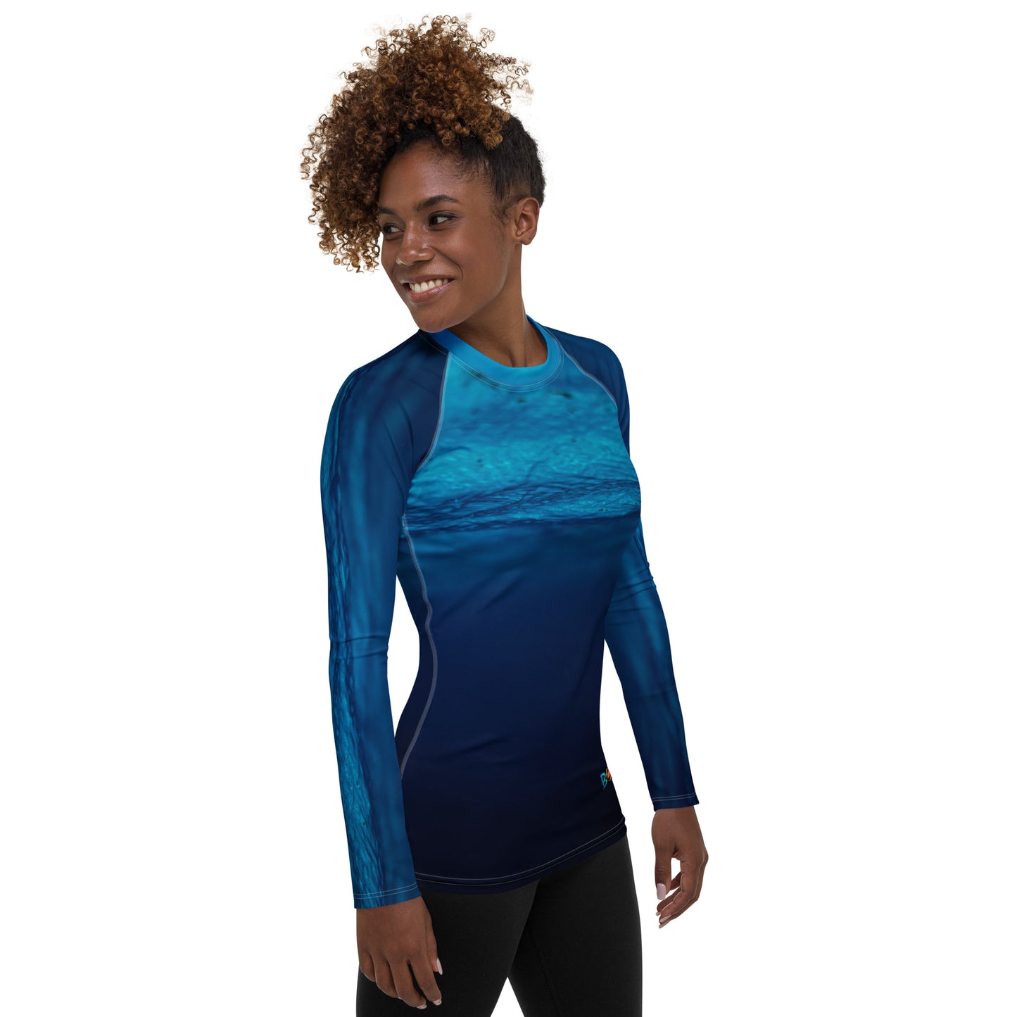 Women's Rash Guard Deepblue