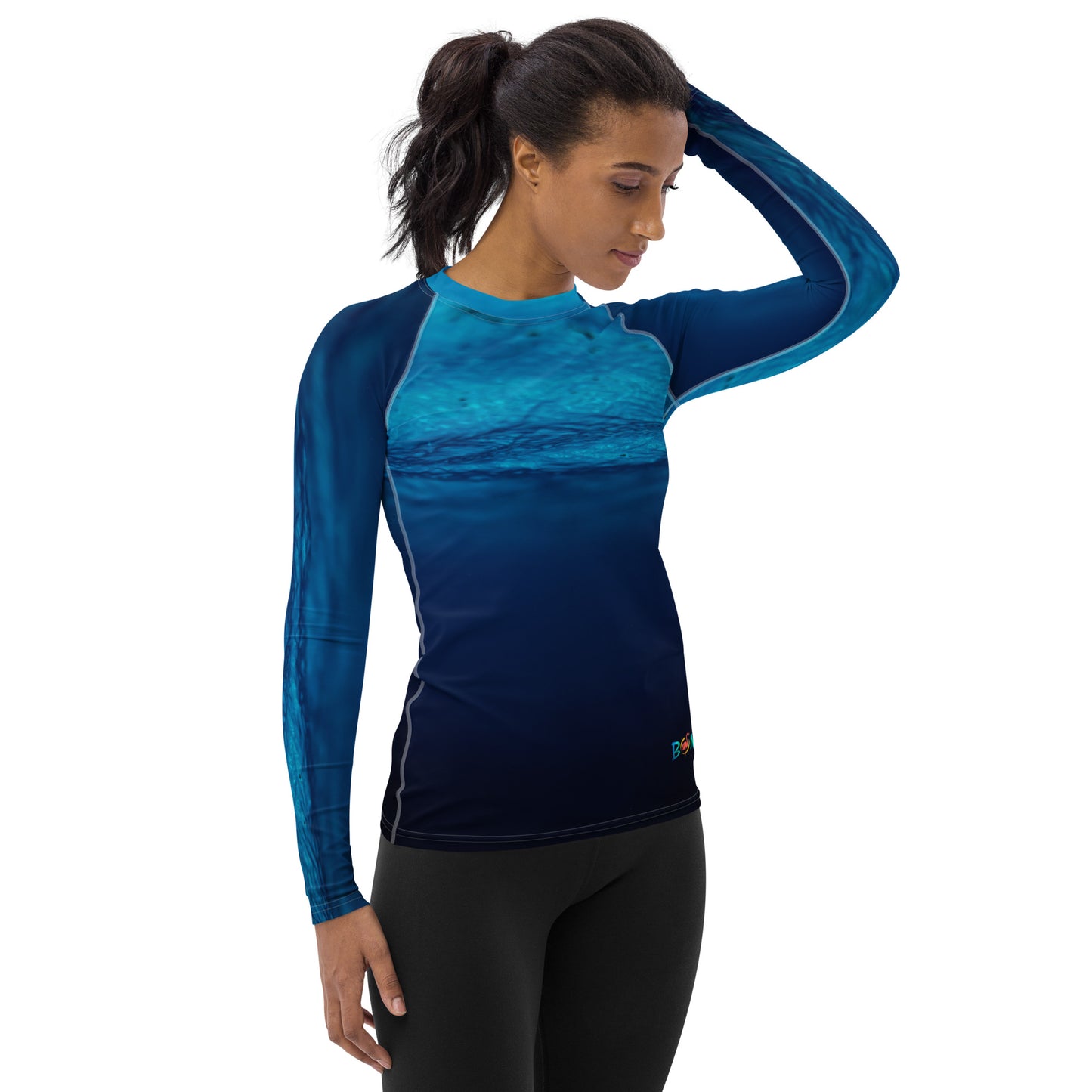 Women's Rash Guard Deepblue