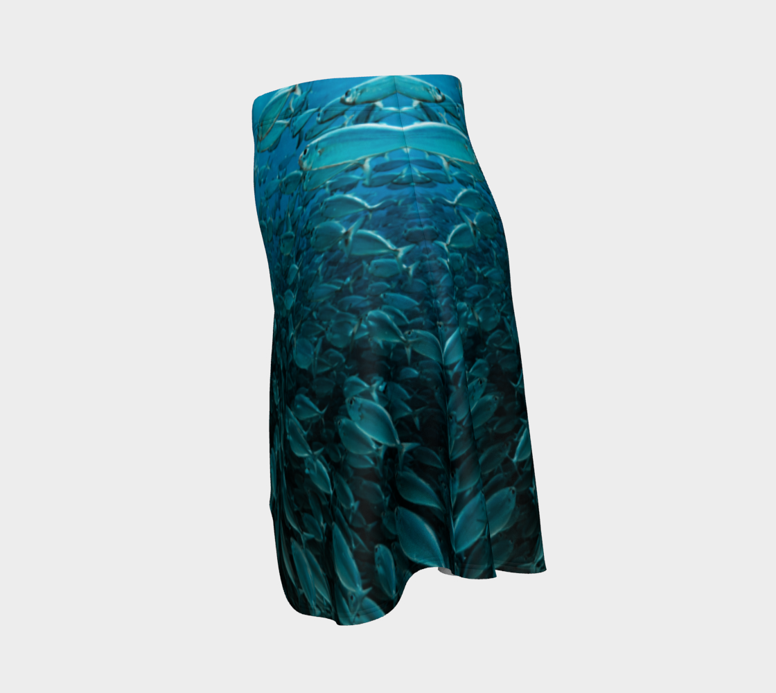 Flake skirt Fishblue