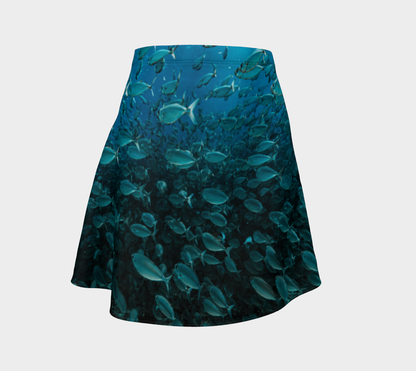 Flake skirt Fishblue