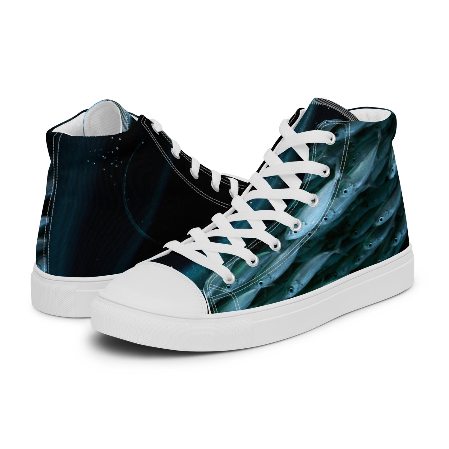 Men’s high top canvas shoes