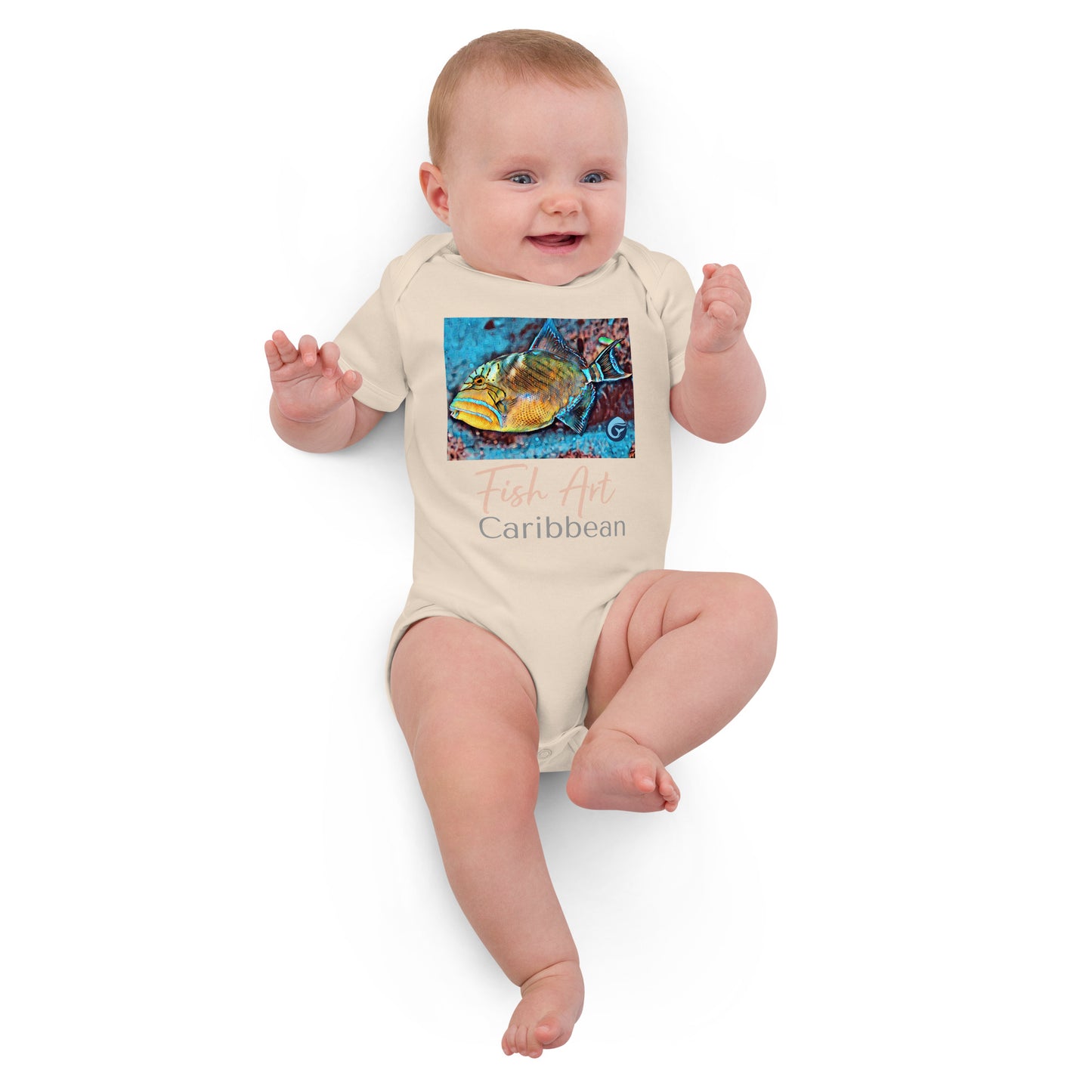 Organic cotton baby bodysuit